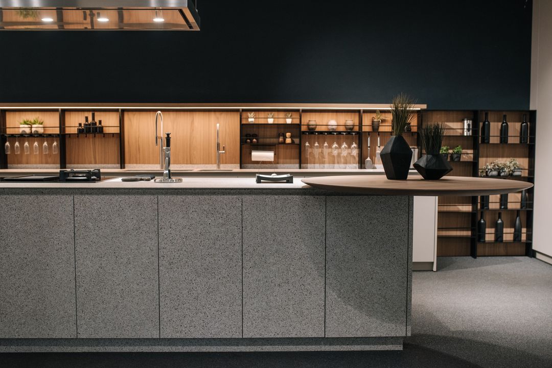 Seminato showroom kitchen, view 4