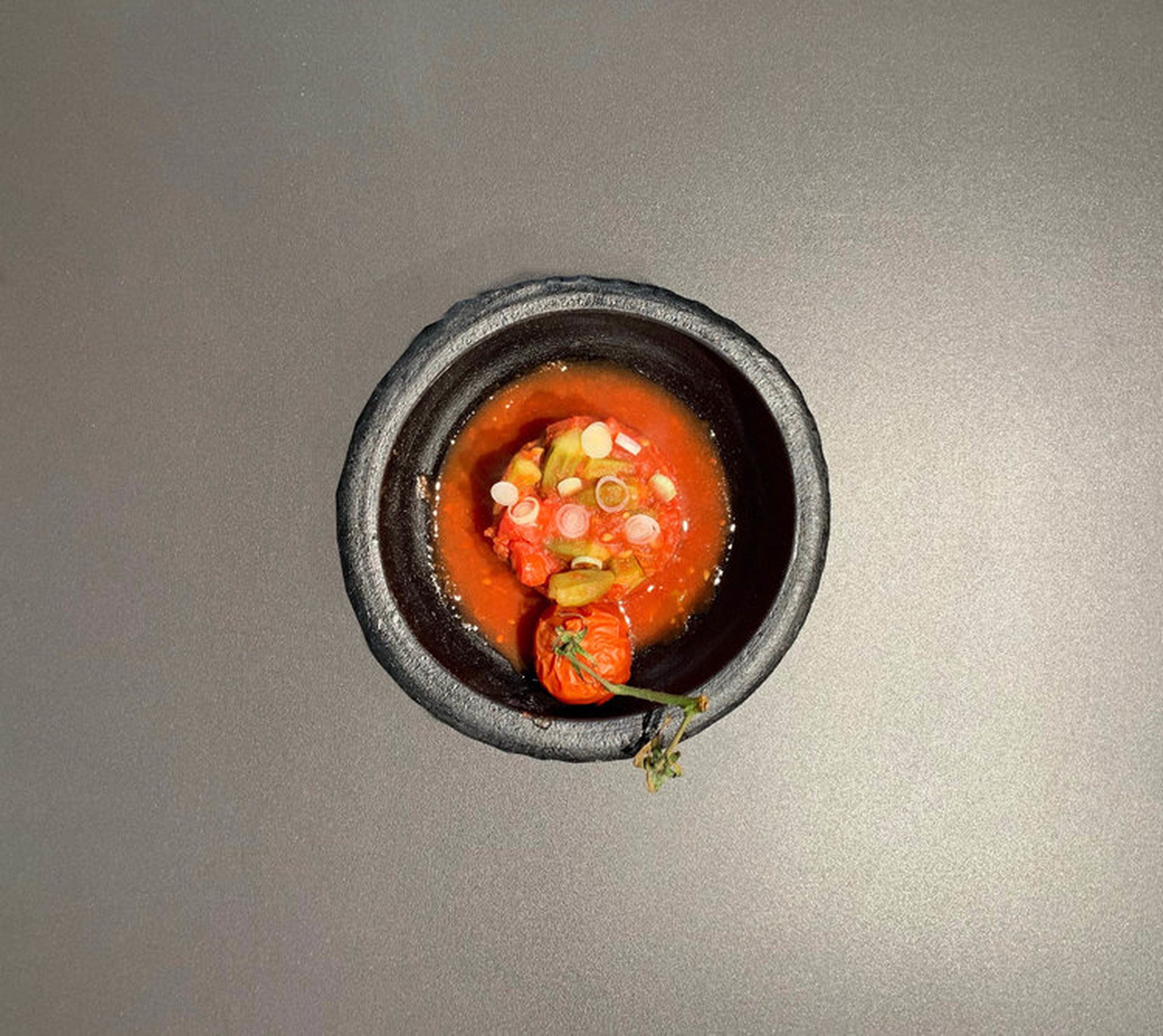 Stewed Bamieh and Tomato