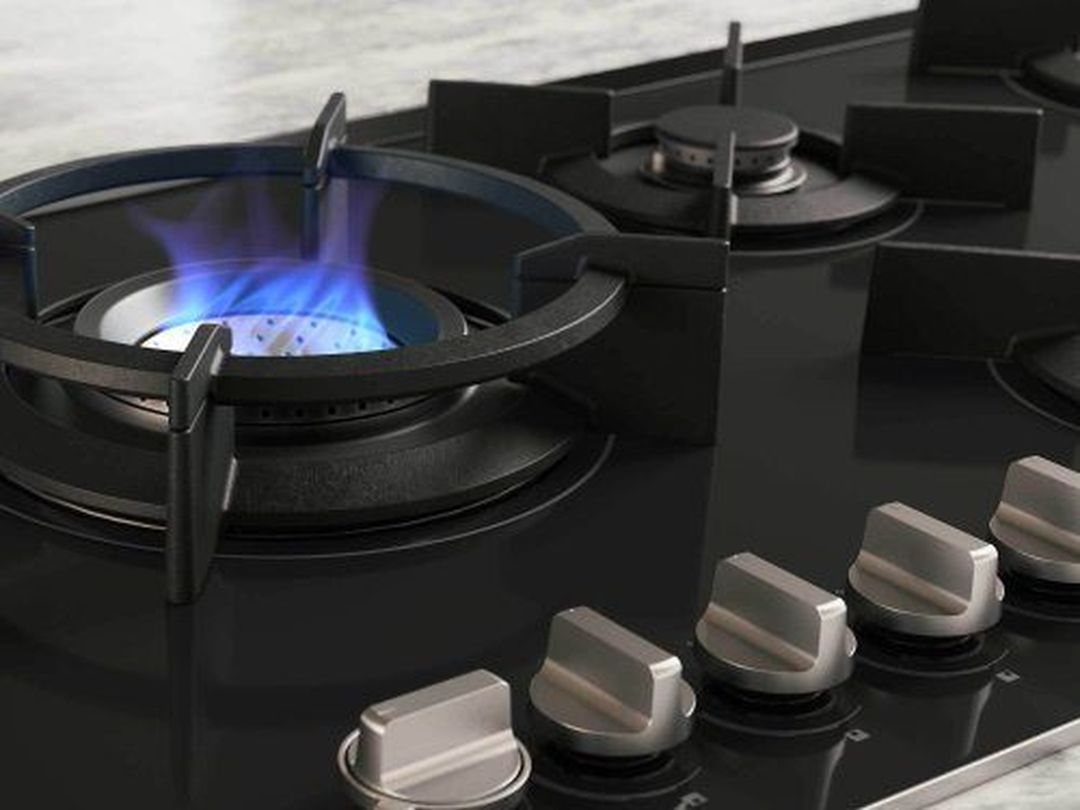ASKO Gas Hob Black Ceramic Glass 80cm - A+ burners
