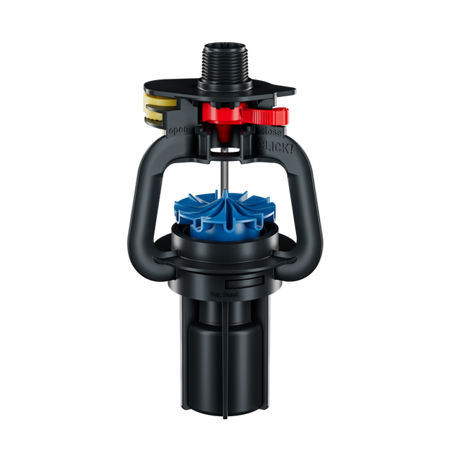 Aspersor pivô de trajetória baixa Komet Precision Twister KPT Blue