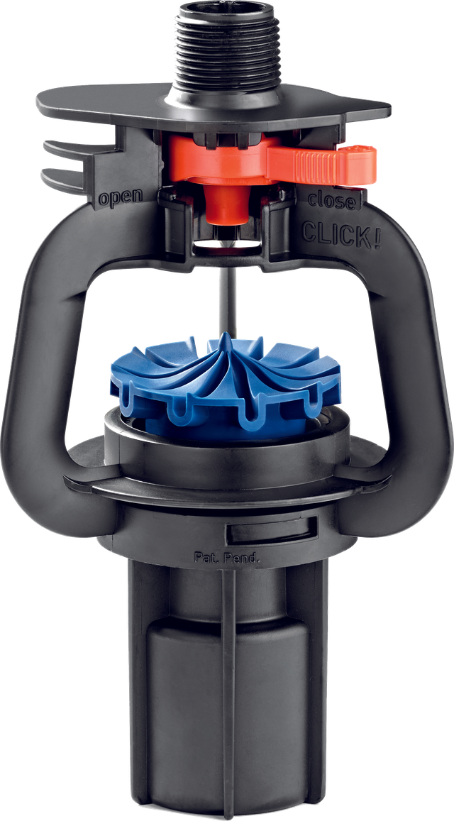 Komet Precision Twister KPT Blue low trajectory pivot sprinkler
