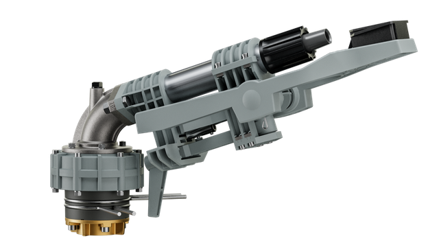 Twin Max big volume gun installed in field conditions
