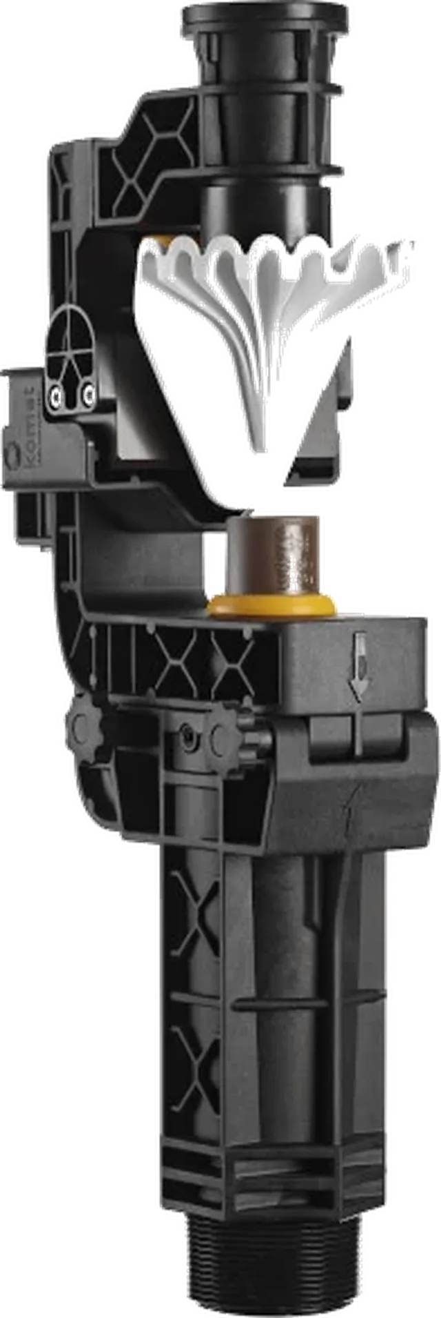 Komet Precision Wave KPW Up with white deflector for head-up installation