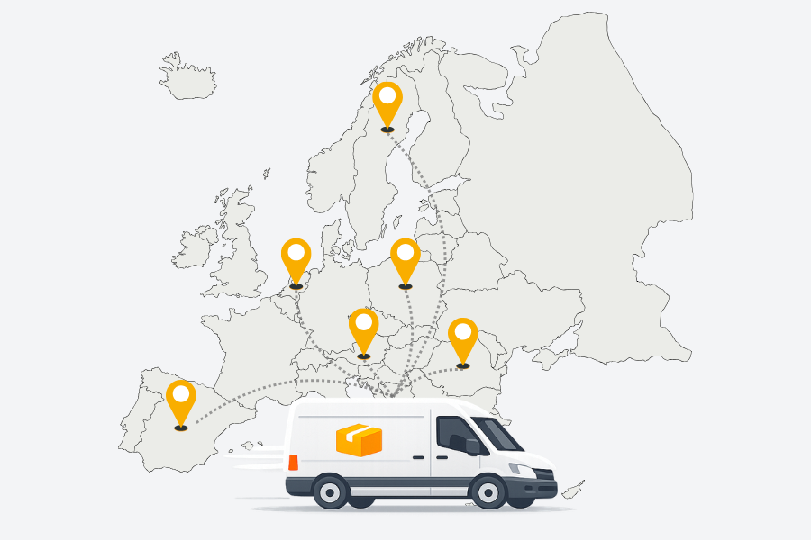 Verzendkosten binnen Europa VerlichtingNL