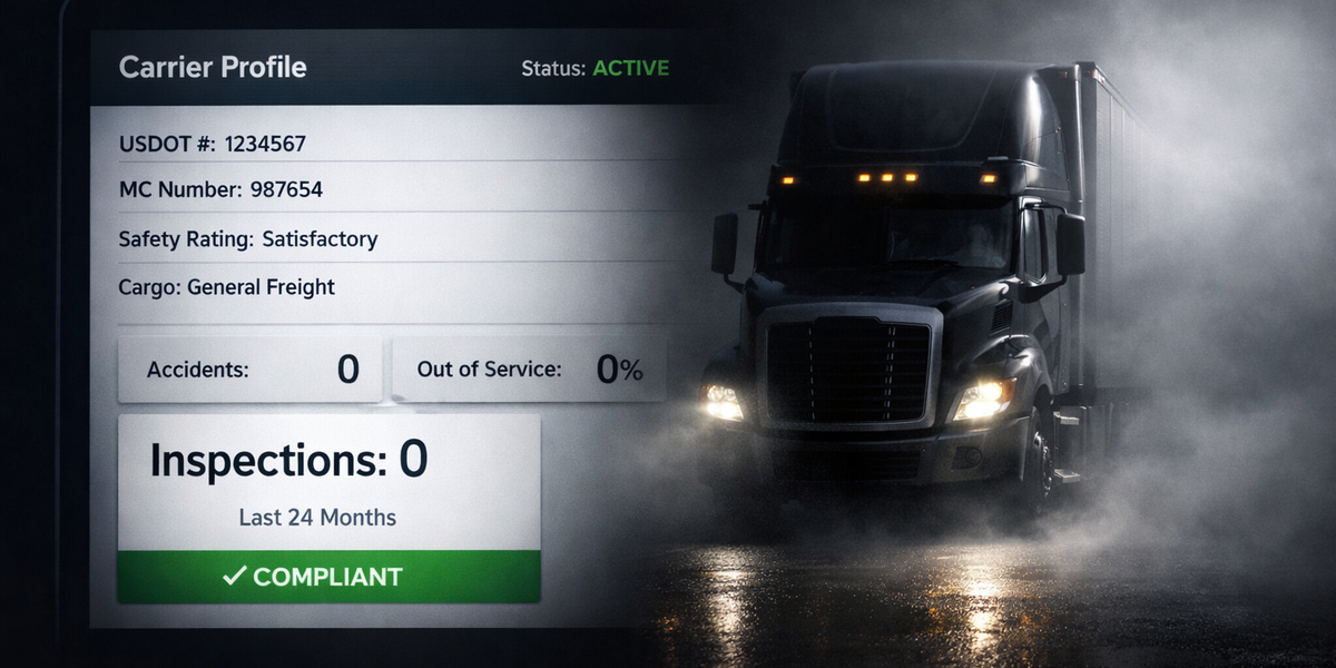 No-Inspection Carrier Risk | What Zero Inspections Can Really Mean