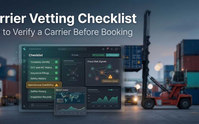 Carrier Vetting Checklist | How to Verify a Carrier Before Booking