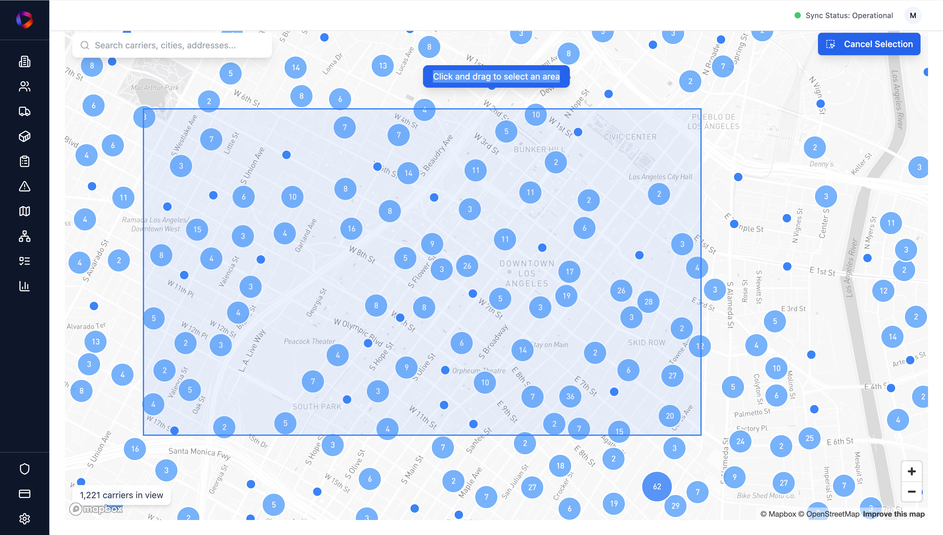 Introducing Map View: Find and List Carriers by Location