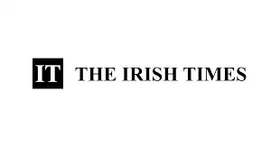 Logo of "The Irish Times" with "IT" in a black square and the newspaper's name in black text on a white background.