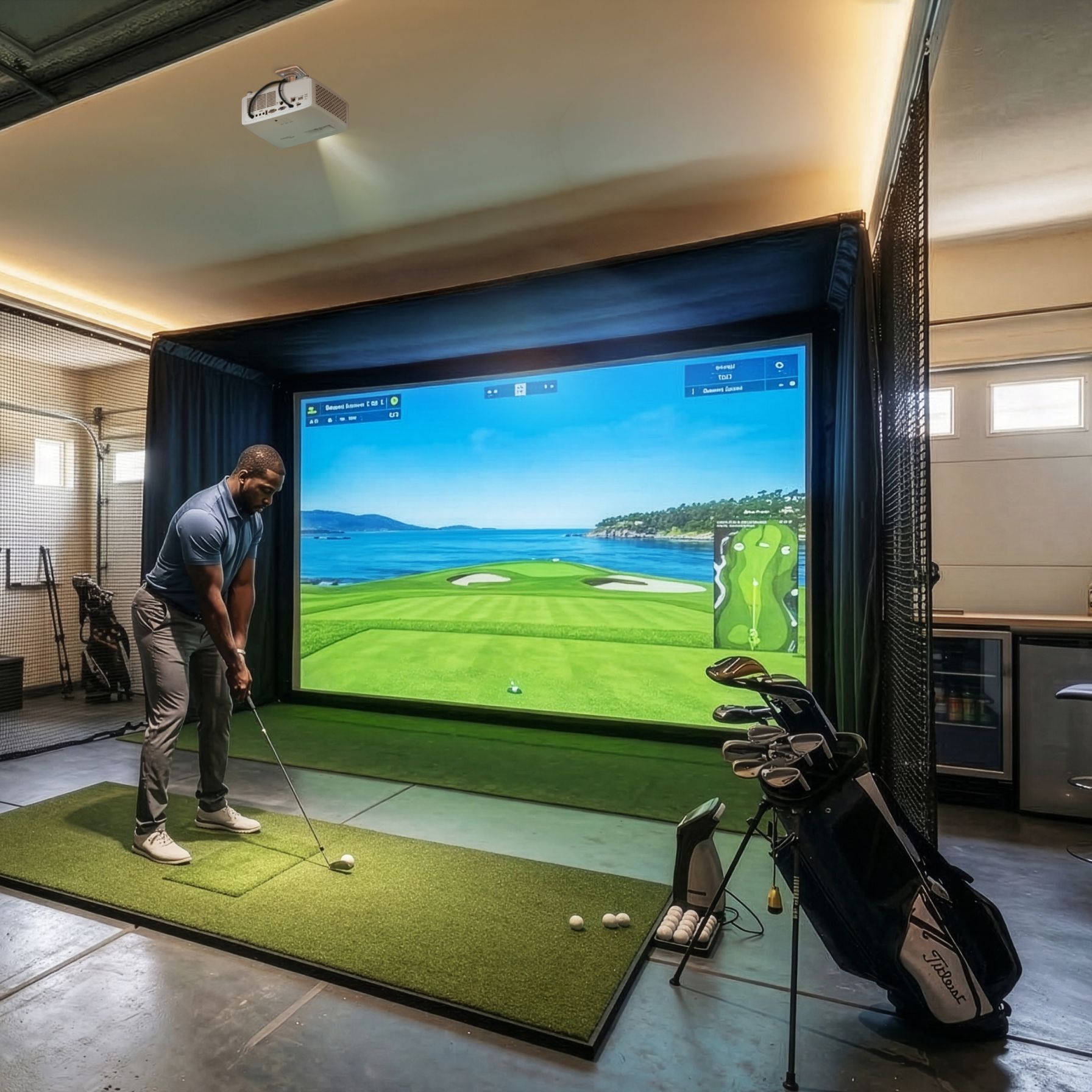 From luxury commercial installs to weekend garage bays, Optoma offers flexible, high-performance projectors built to match any golf sim environment