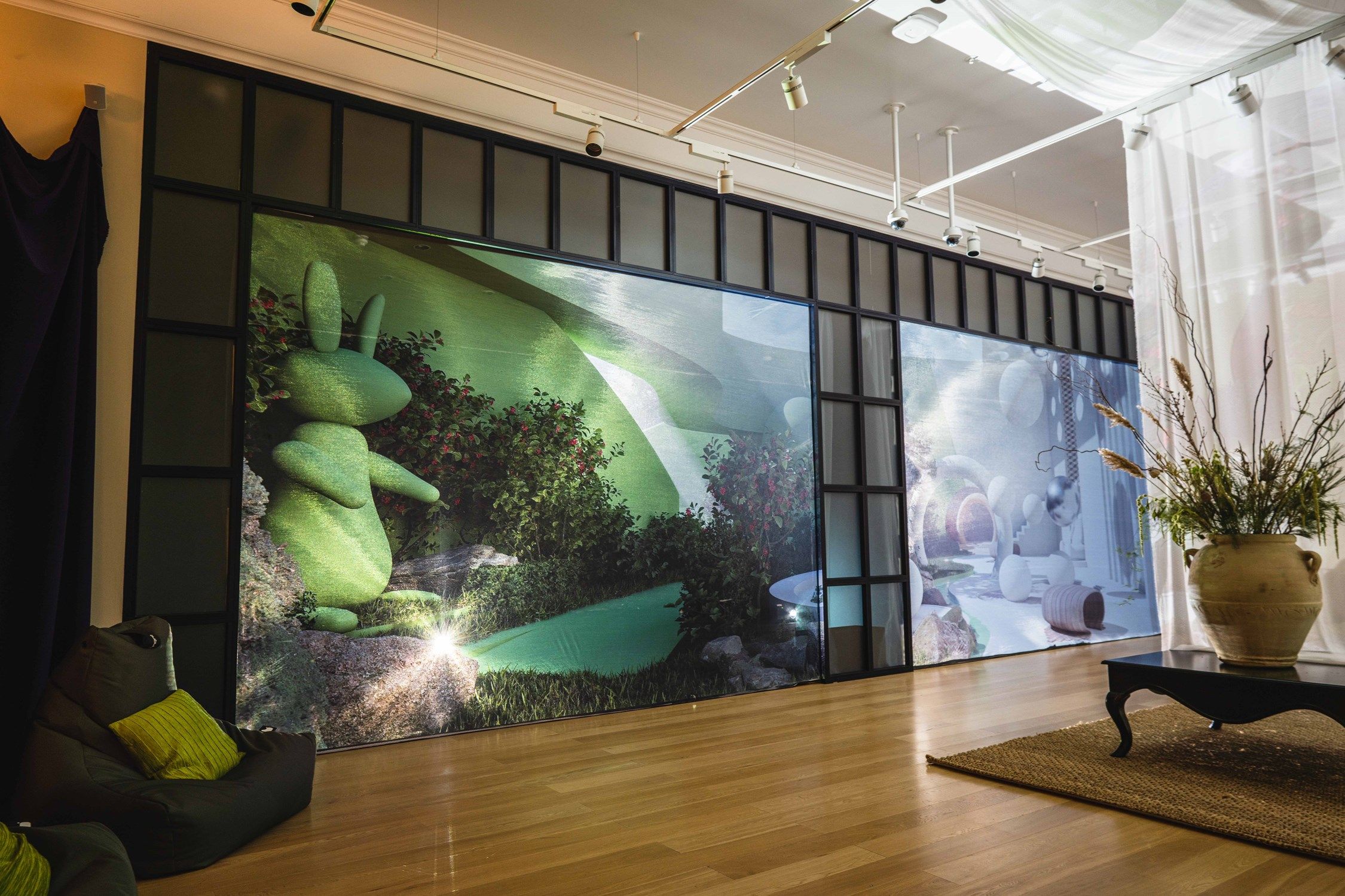 Optoma projectors powering the Lente art installation