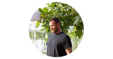 Ein Profilfoto von einem Landwirt