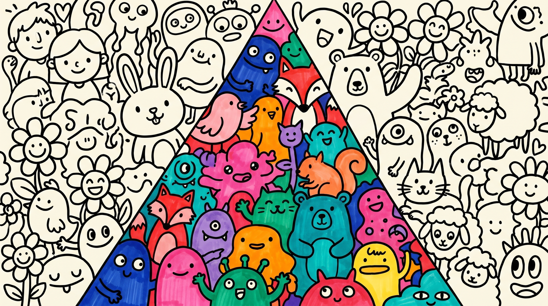 make children's book & coloring sketches