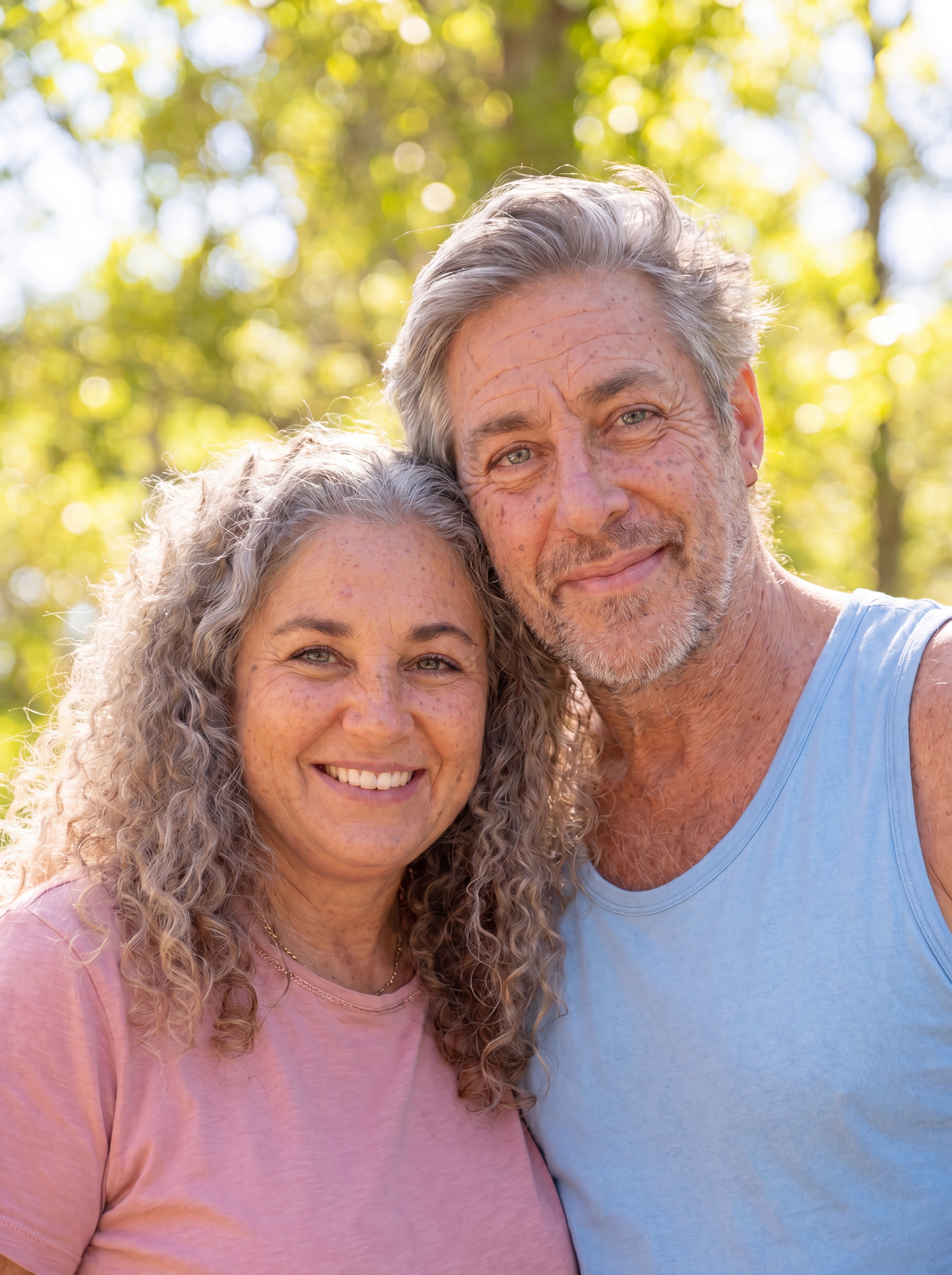 My girlfriend and me — show us old together someday. Age us both to like 70.