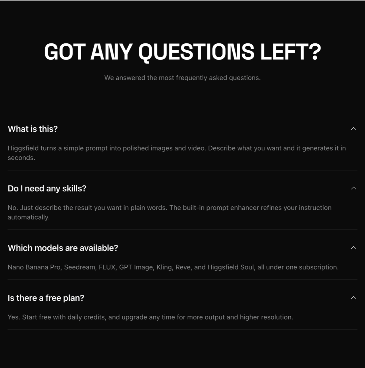Preview: faq