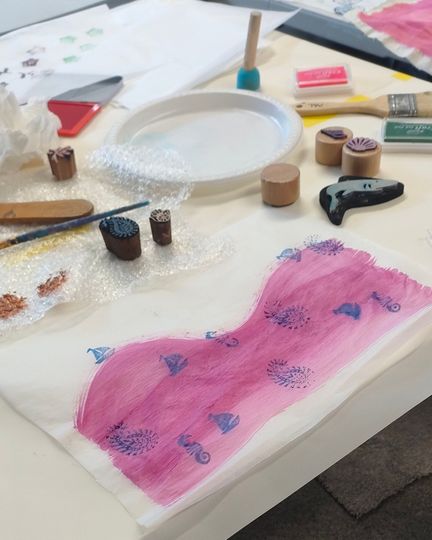 Culture Share: Block Printing (photo 3)