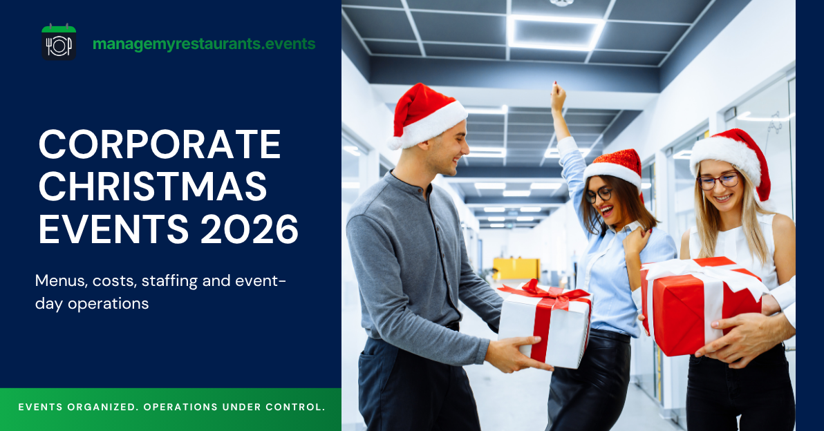Corporate Christmas Events 2026: A Restaurant Operations Guide