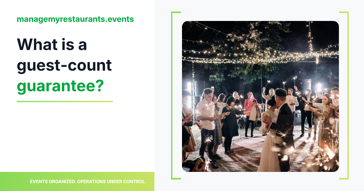 What is a guest-count guarantee?