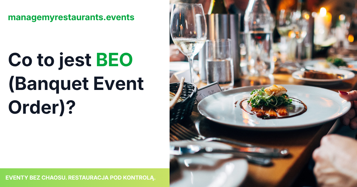 Co to jest BEO (Banquet Event Order)?