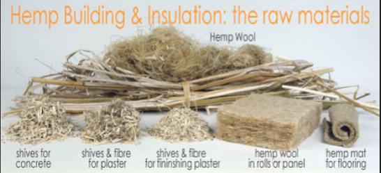 Hemp building and insolation