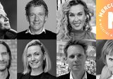 Profielfoto's Mercurs-jury 2025: Bovenste rij v.l.n.r.: Margriet van der Linden, Ruud de Langen, Claudia Straatmans. Onderste rij v.l.n.r.: Jaap van Zessen, Laura Seikritt, Edwin Achtereekte, Nicolette Hulsebos