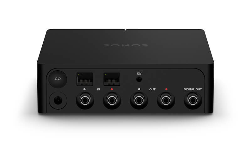 sonos port to play soundsuit on your wired sound system with amplifier