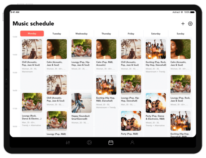 Soundsuit - Musik für Unternehmen Alternative zu Soundtrack Spotify Deezer Apple Music für Laden Restaurant Büro Spa Hotel Event Livestream