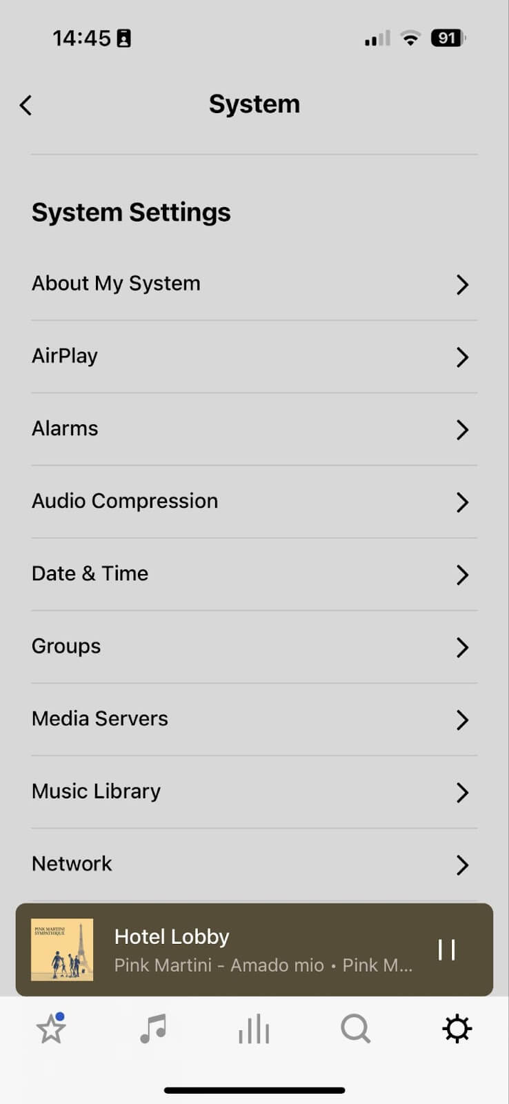 How to schedule music on Sonos using the alarm feature | Go to system settings, select alarms