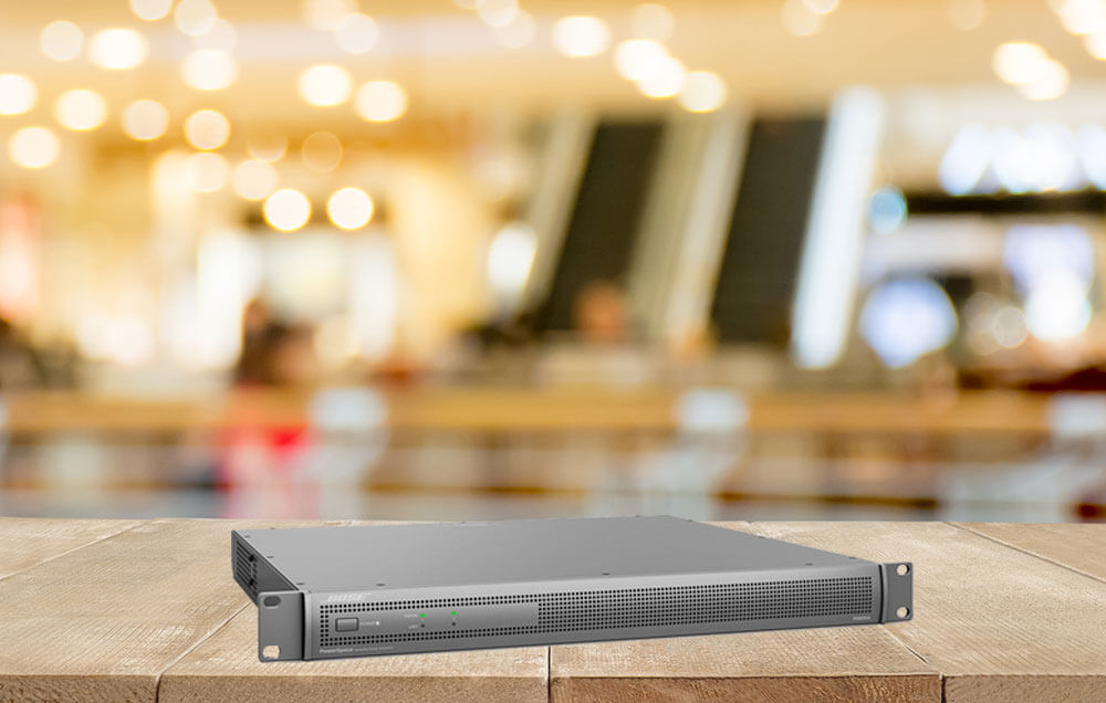 Bose PowerSpace amplifier compatible with soundsuit music for bars hotels cafés restaurants