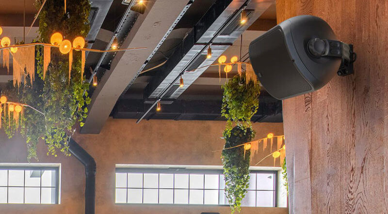 bluesound professional network speaker and streamer compatible soundsuit for best music sound systems for restaurants and stores