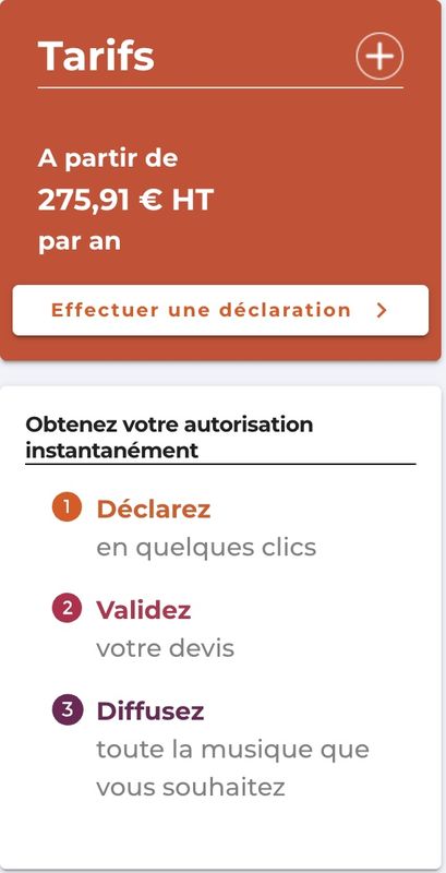 Soundsuit guide SACEM pour calculer redevance