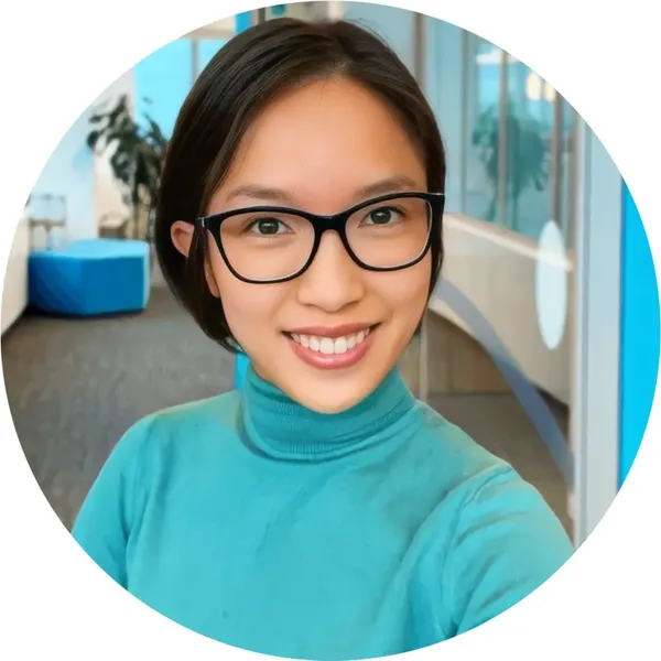 Corporate headshot example #11, real photo enhanced by AI