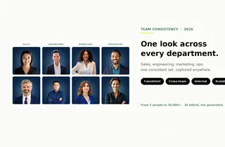 How to Standardize Corporate Headshots Across Global Teams