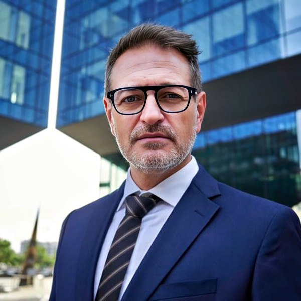 Lawyer headshot example: Senior man mislabel corrected 2026 04 28, real photo enhanced by AI