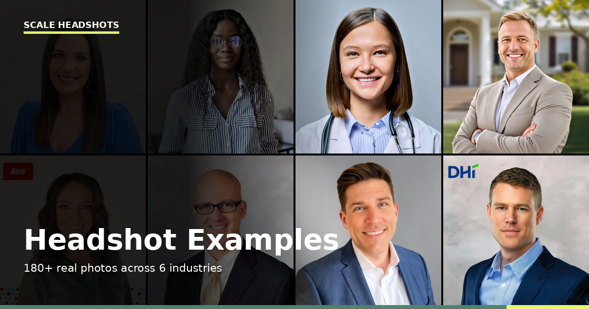Headshot Layout Examples 180+ Professional Headshot Examples by Industry | Scale Headshots