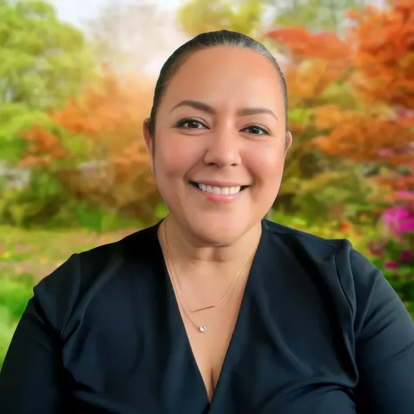Creative headshot example #1, real photo enhanced by AI