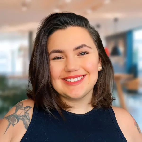Creative headshot example #6, real photo enhanced by AI