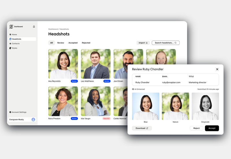 Team Headshots for Small Business
