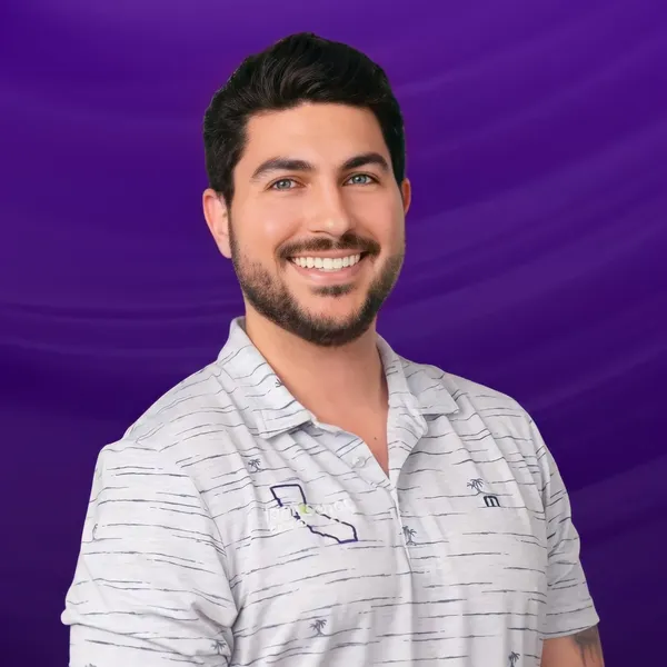 Creative headshot example #9, real photo enhanced by AI