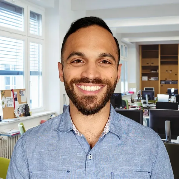 Before headshot enhancement