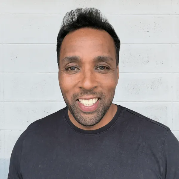 Before headshot enhancement