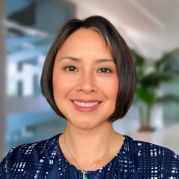 LinkedIn headshot example #1, real photo enhanced by AI