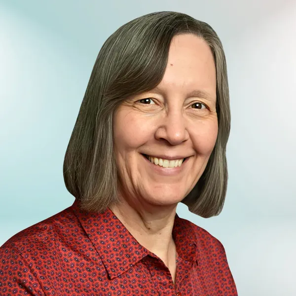 LinkedIn headshot example, real photo enhanced by AI