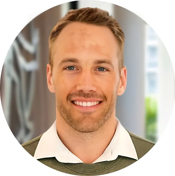 Real estate headshot example #3, real photo enhanced by AI