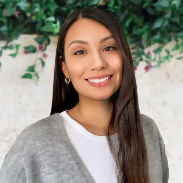 Creative headshot example #14, real photo enhanced by AI