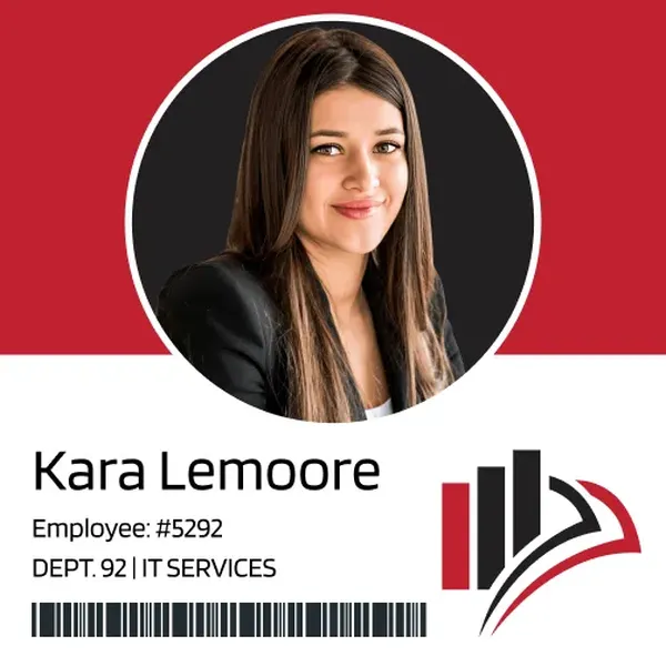LinkedIn headshot example, real photo enhanced by AI