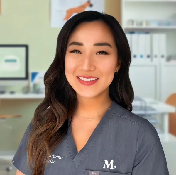 Medical headshot example #6, real photo enhanced by AI