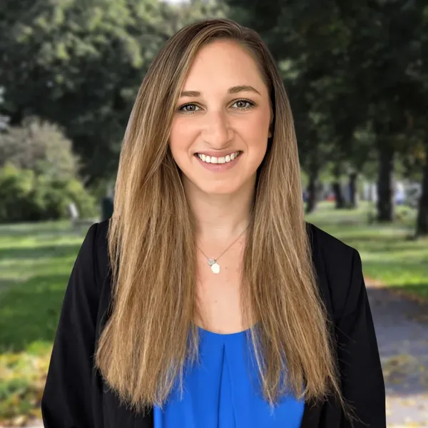 LinkedIn headshot example, real photo enhanced by AI