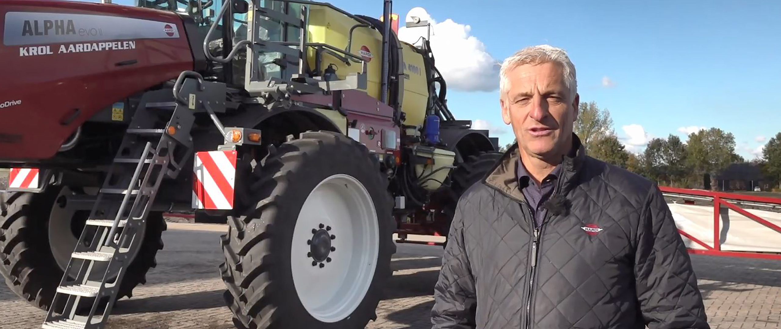 " Now, we only use 100 litres of water per hectare instead of 250 litres per hectare.” 