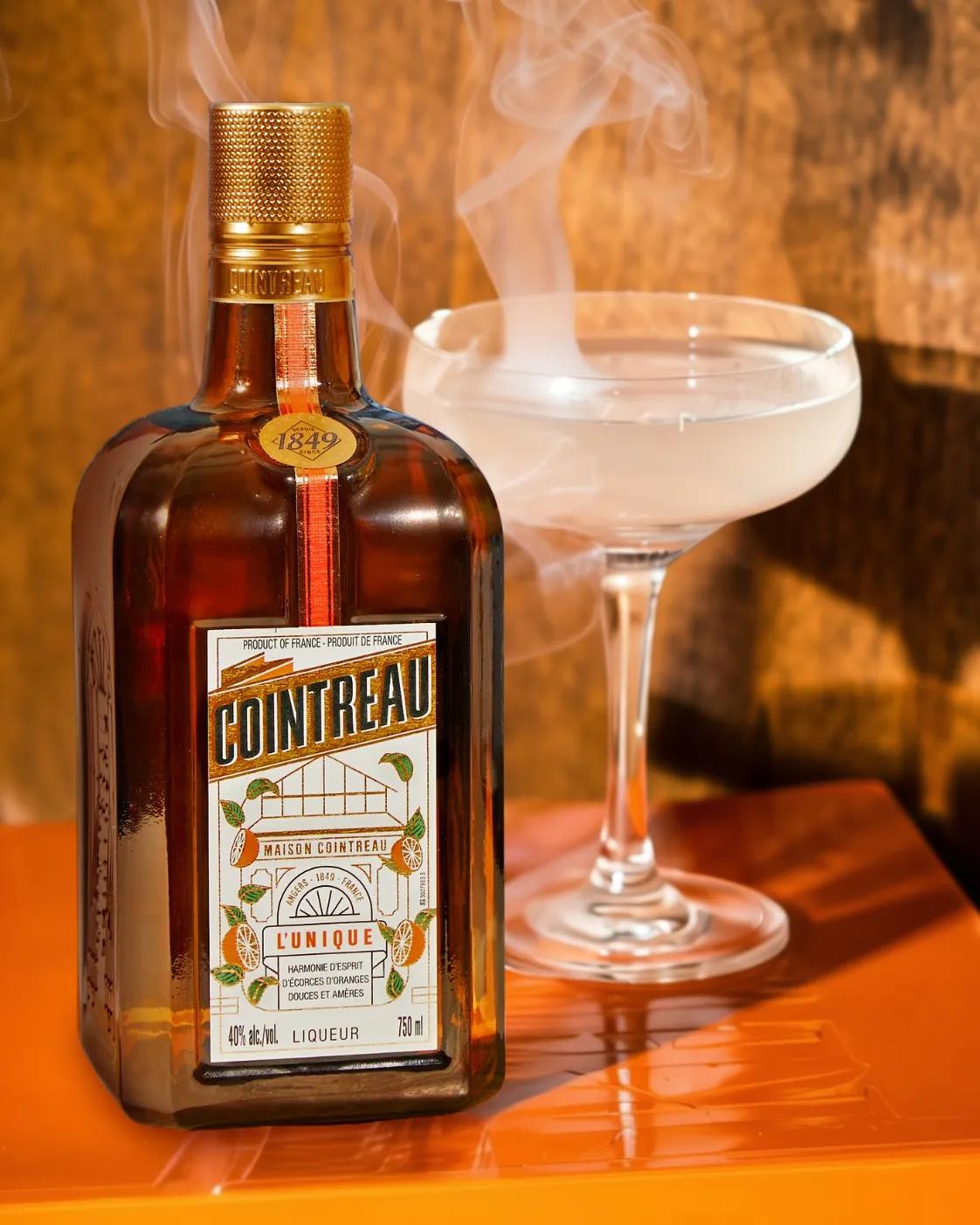 halloween cointreau smoky cocktail