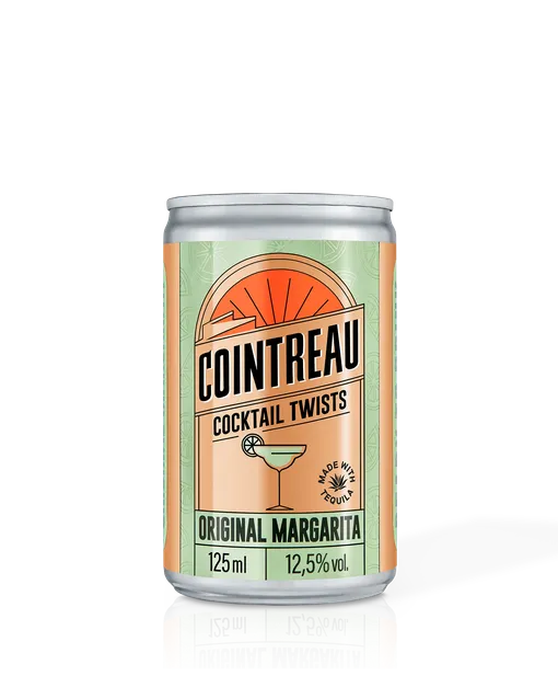 A can of Cointreau Cocktail Twists Original Margarita